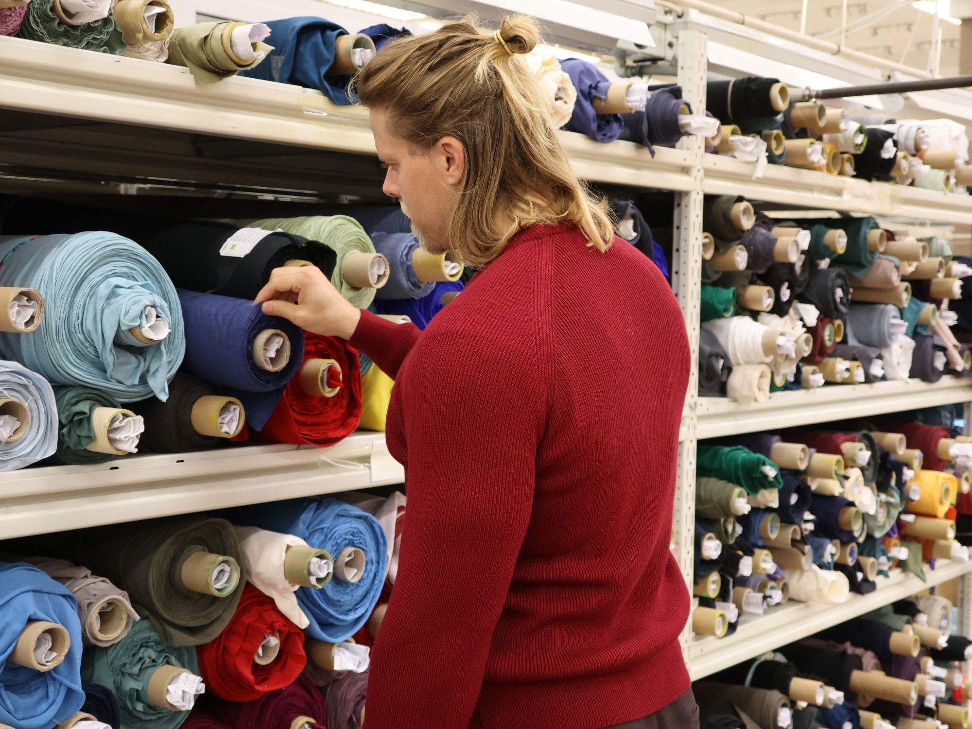 Quality inspection of European-made garments