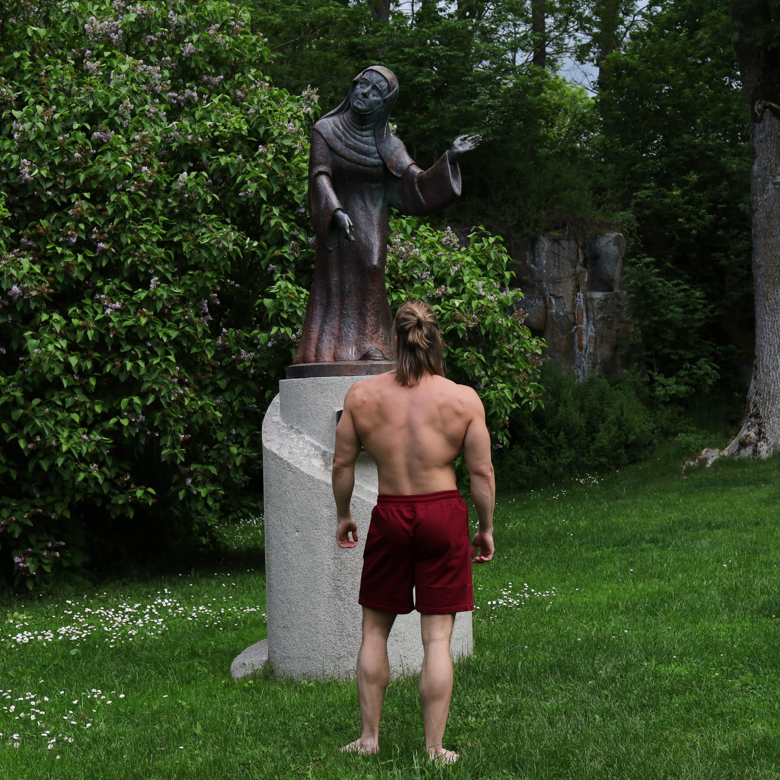 Burgundy Questing Shorts