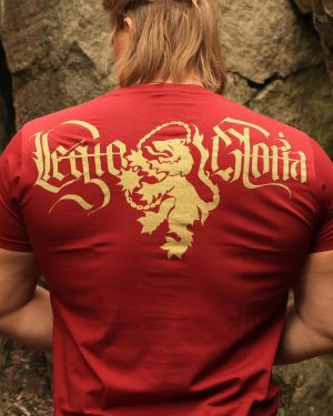Legio Gloria Lion Burgundy T-Shirt