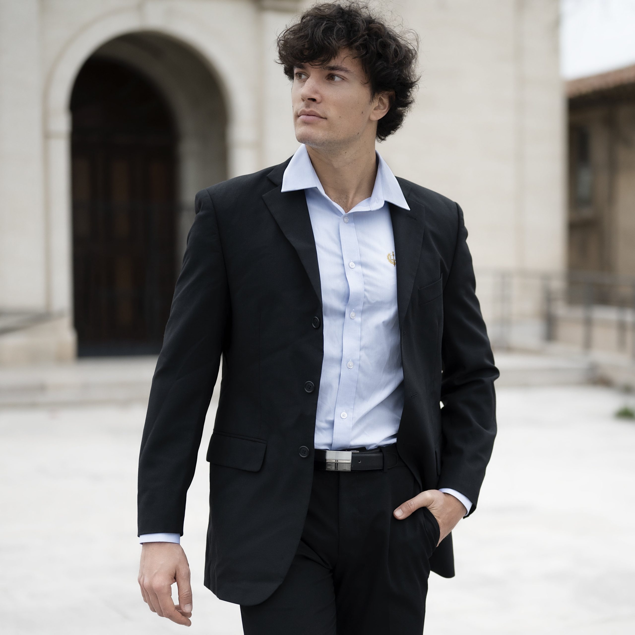 Celestial Blue Men's Shirt 2