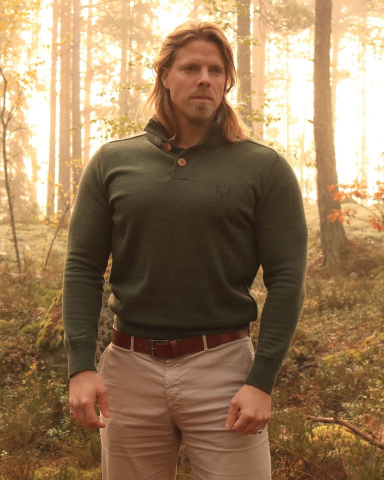 Dryad Green Merino Wool Sweater