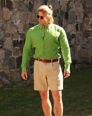 Eleusinian Linen Shorts
