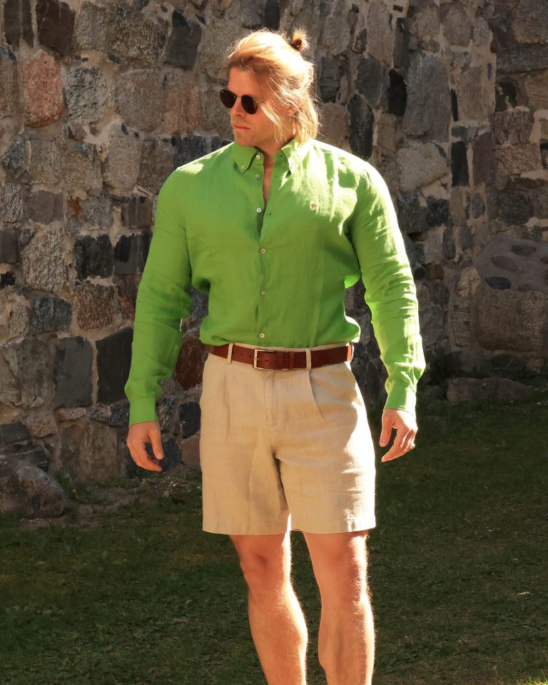 Eleusinian Linen Shorts