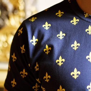 Navy Fleur-de-lis – T-Shirt