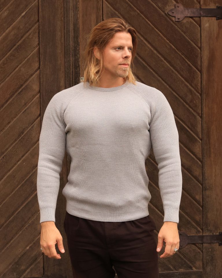 Grey Gigachad Merino Wool Garment