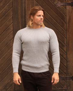 Grey Gigachad Merino Wool Garment