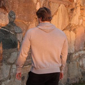 Grey Merino Wool Hoodie 4