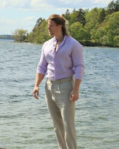 Lilac Linen Shirt