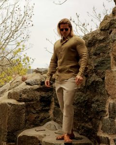 Moss Green Linen Shirt 2