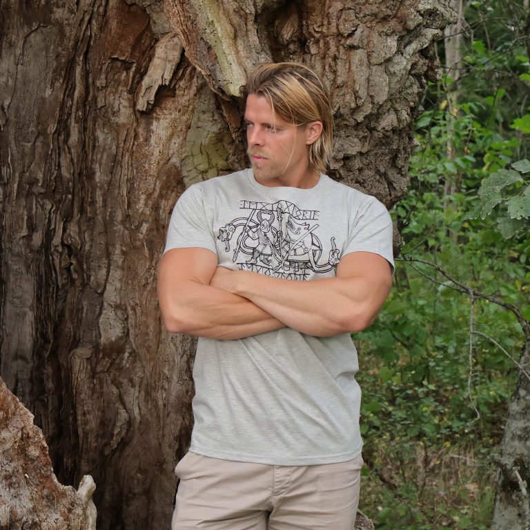 Grey Odinic T-Shirt