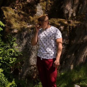 White Fleur-de-lis – T-Shirt 3